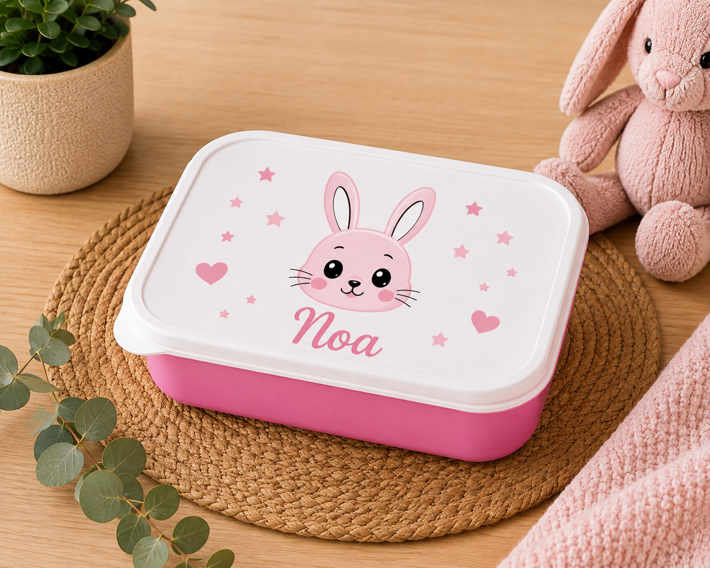 PACK CONEJITA | Mochila + Botella + Fiambrera