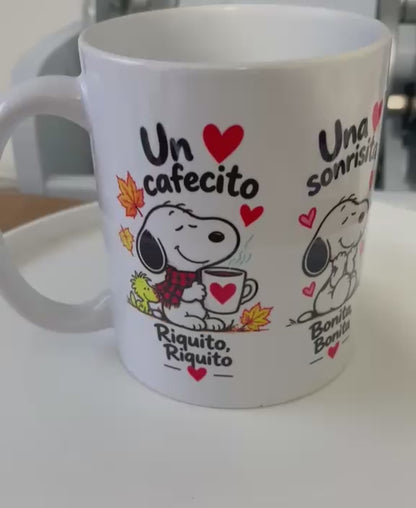 Taza Snoopy Cafecito