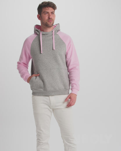 Sudadera bicolor unisex personalizada