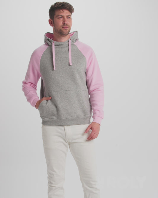 Sudadera bicolor unisex personalizada