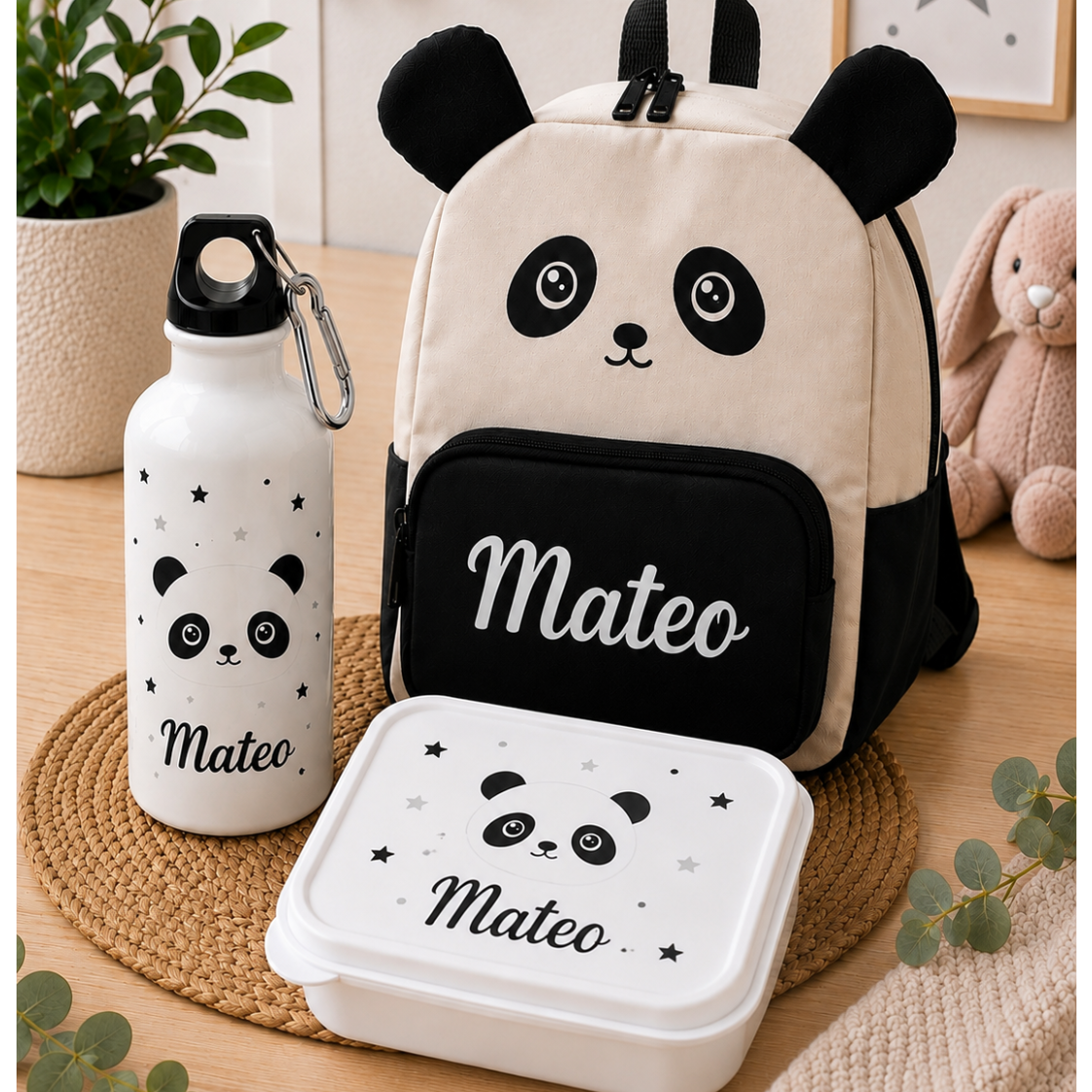 mochila escolar set