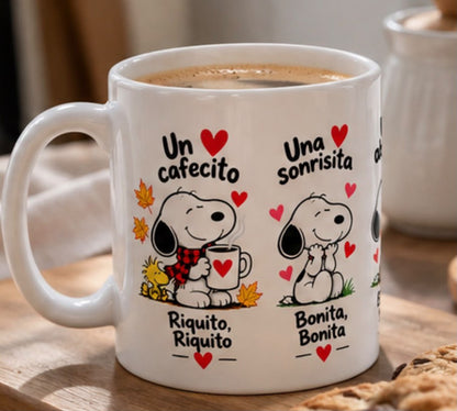Taza Snoopy Cafecito