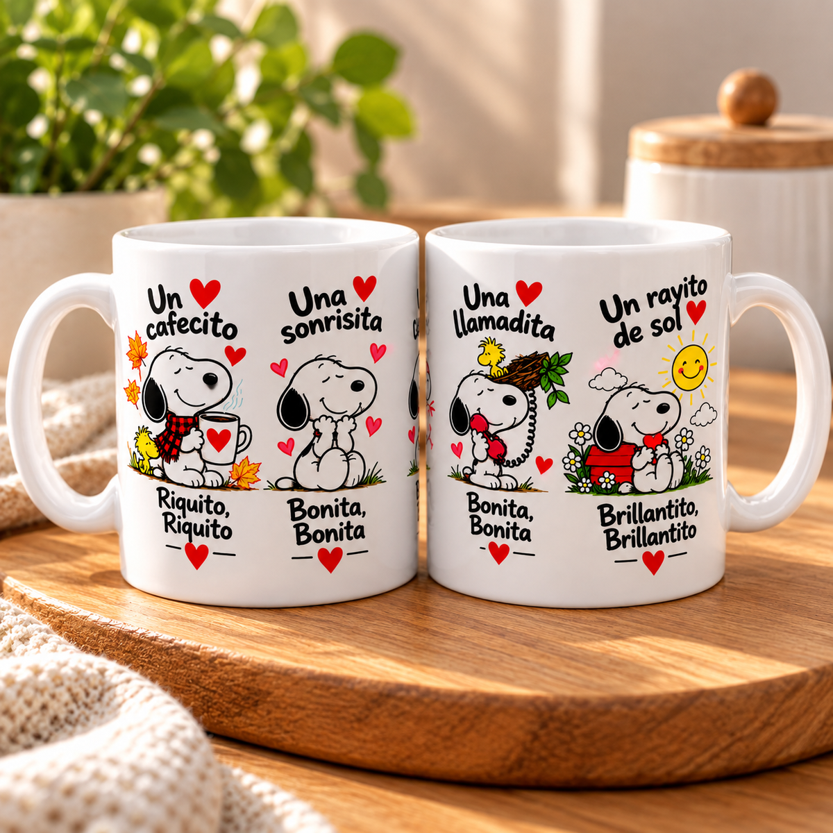 Taza Snoopy Cafecito