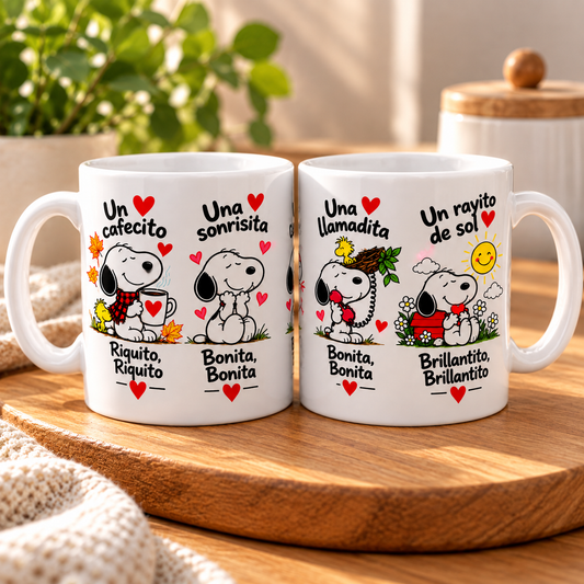 Taza Snoopy Cafecito